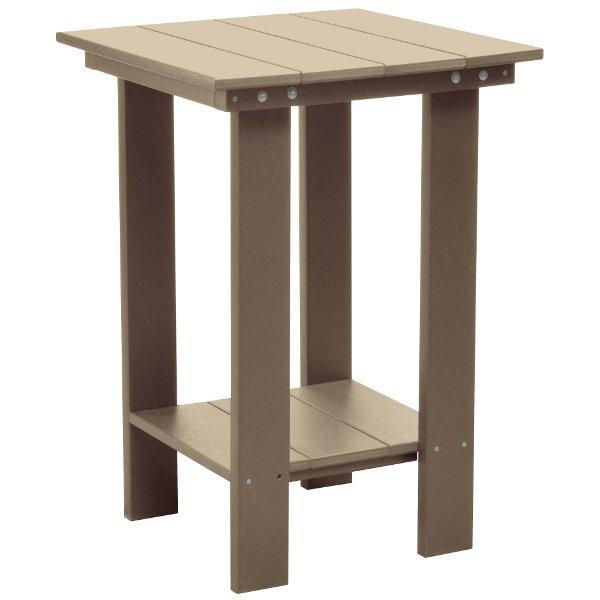 Little Cottage Co. Contemporary Balcony Table Table Weathered Wood