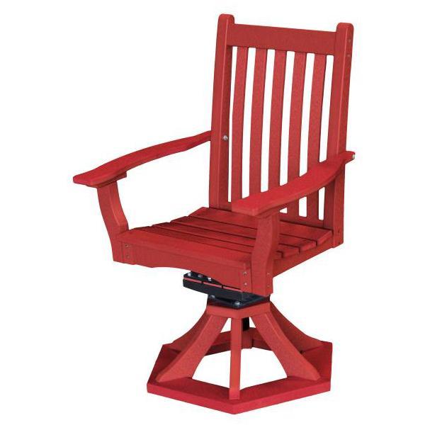Little Cottage Co. Classic Swivel Rocker Side Chair Chair Cardinal Red
