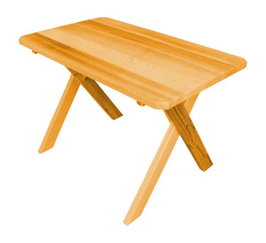 Regallion Crossleg Outdoor Cedar Tables