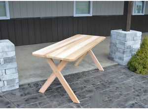 Regallion Crossleg Outdoor Cedar Tables