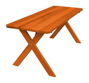 Regallion Crossleg Outdoor Cedar Tables