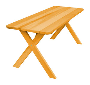 Regallion Crossleg Outdoor Cedar Tables