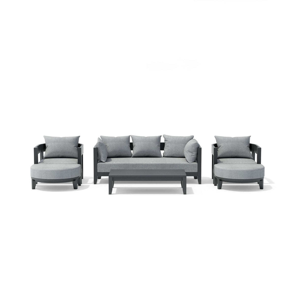 6-pc Coronado Aluminum Deep Seating Set Susan