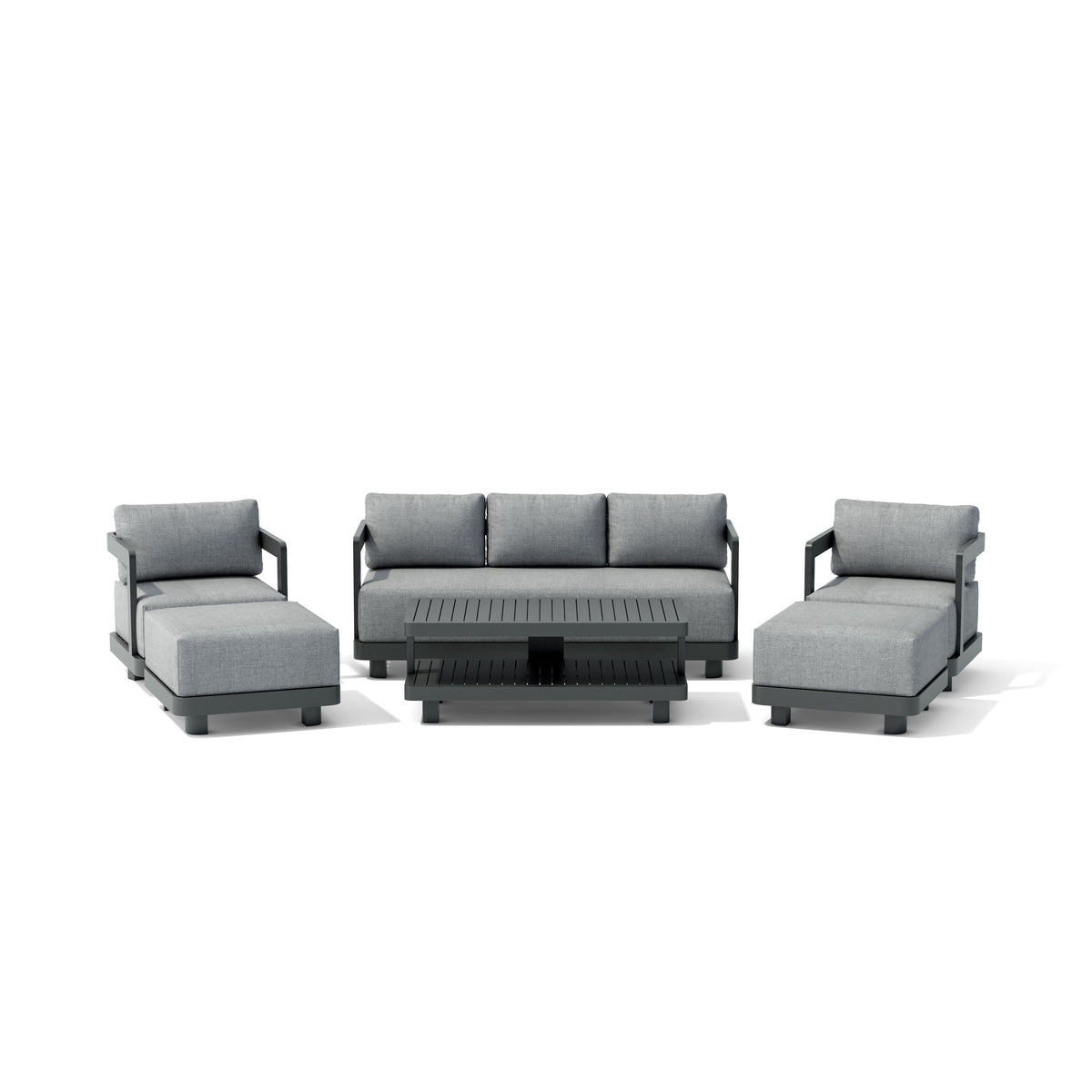 6-pc Granada Aluminum Deep Seating Sofa Susan