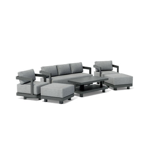 6-pc Granada Aluminum Deep Seating Sofa Susan