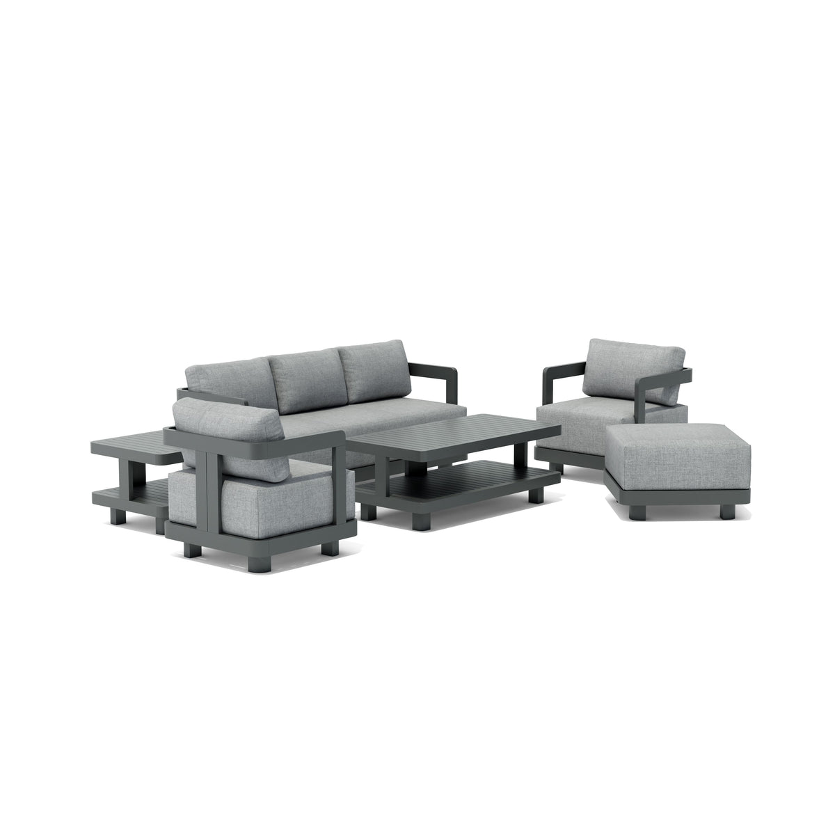 6-pc Granada Aluminum Deep Seating Susan