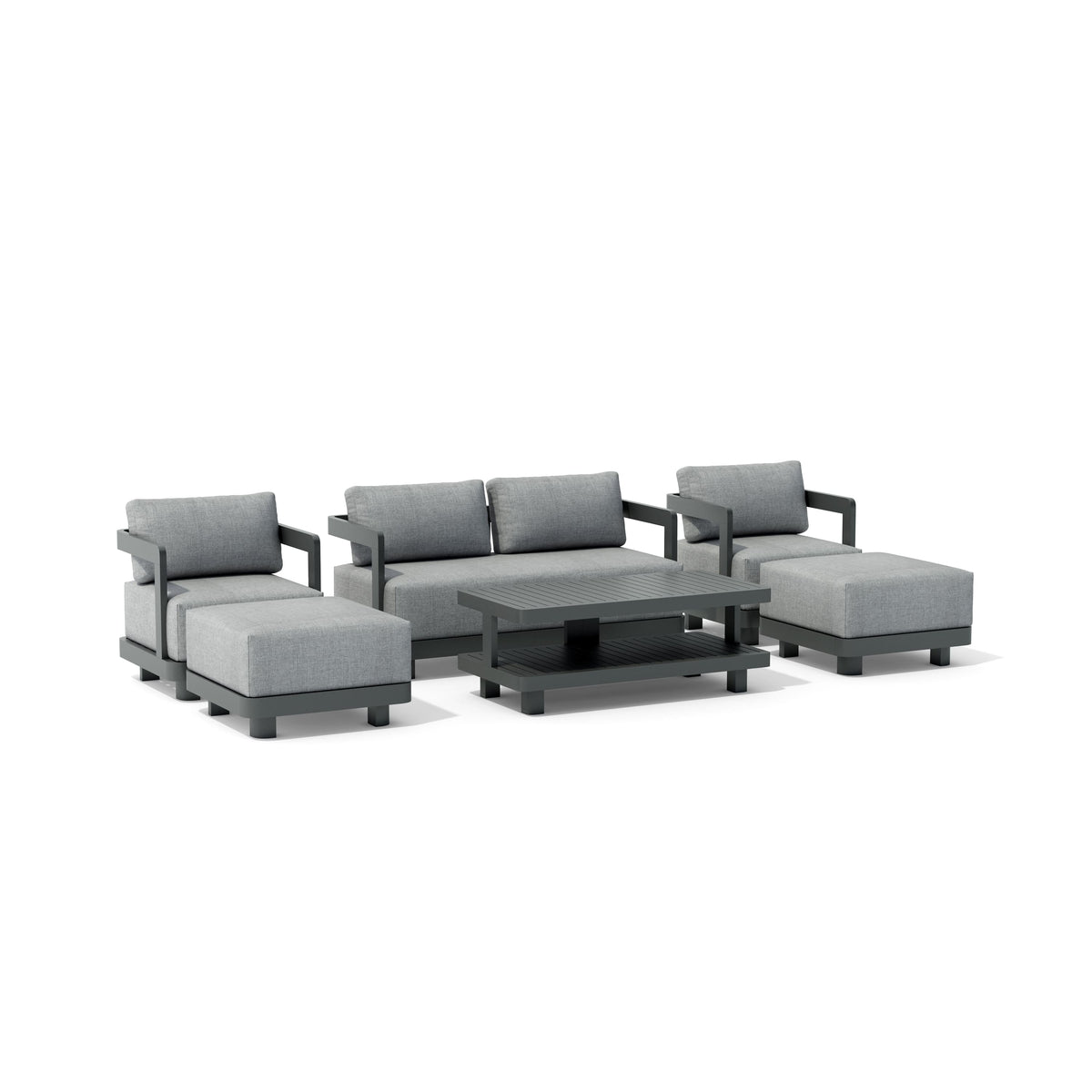 6-pc Granada Aluminum Deep Seating Susan