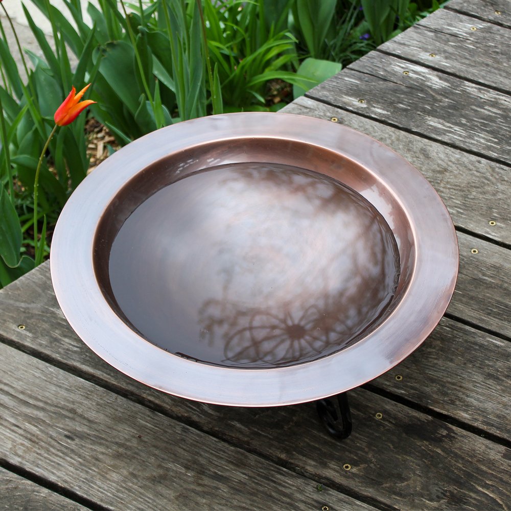 18&quot; Classic Copper Birdbath Bowl by Achla Designs