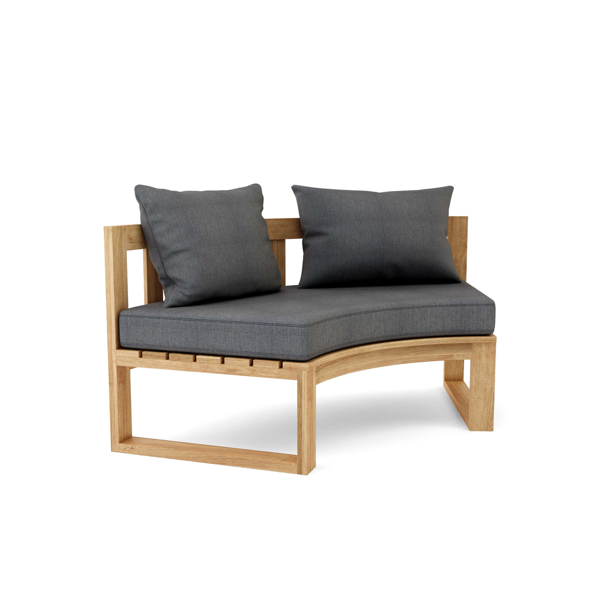 Circular Modular Deep Seating – Premium Teak Comfort Meets Custom Style - The Charming Bench Company