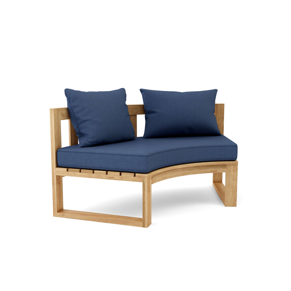 Circular Modular Deep Seating – Premium Teak Comfort Meets Custom Style - The Charming Bench Company