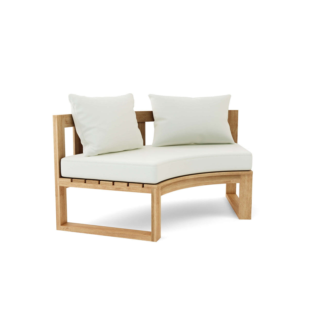 Circular Modular Deep Seating – Premium Teak Comfort Meets Custom Style - The Charming Bench Company