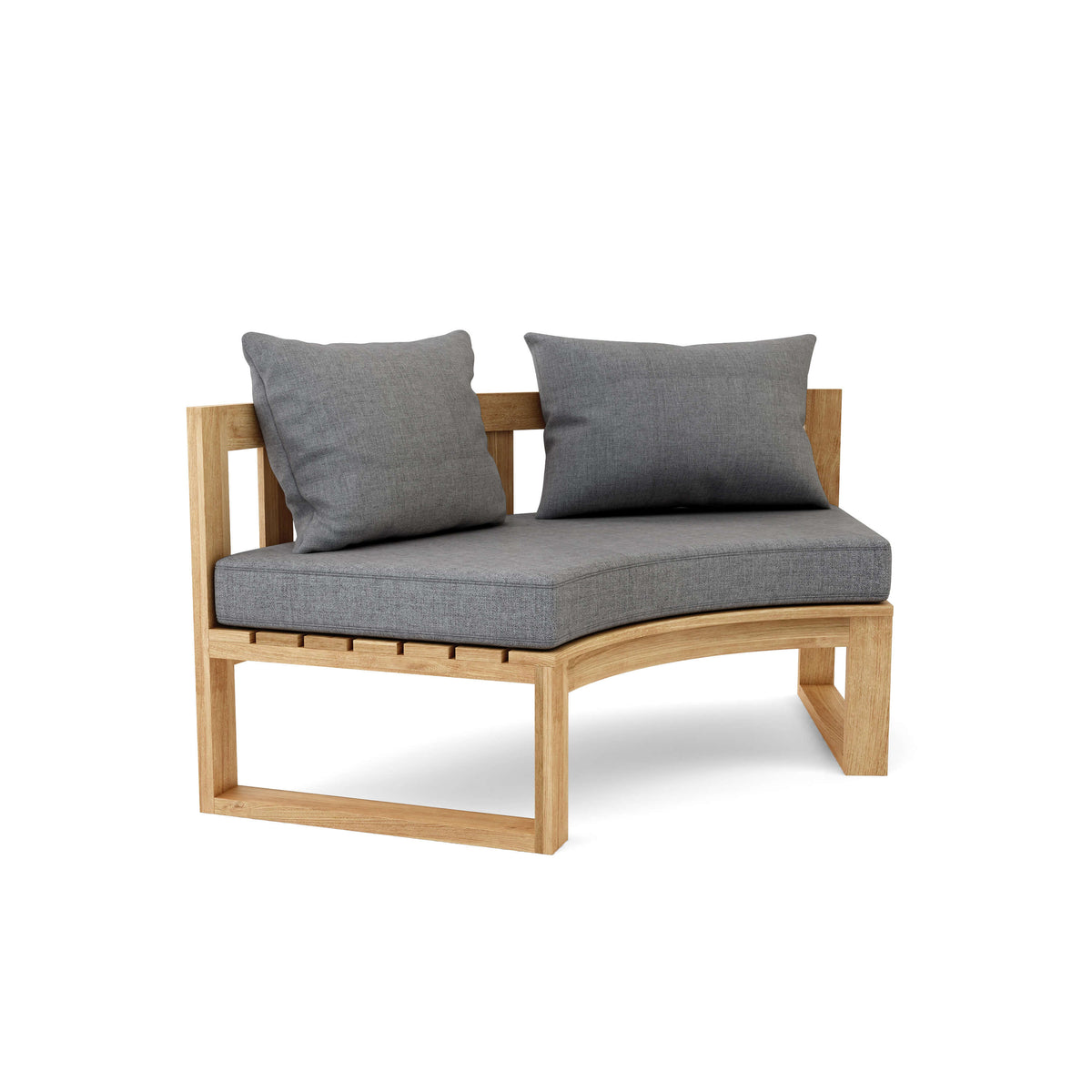 Circular Modular Deep Seating – Premium Teak Comfort Meets Custom Style - The Charming Bench Company