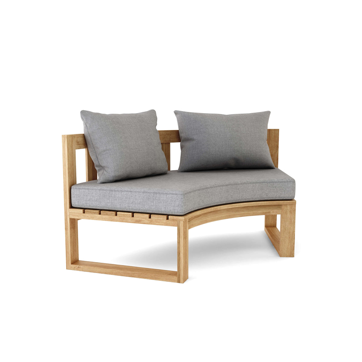 Circular Modular Deep Seating – Premium Teak Comfort Meets Custom Style - The Charming Bench Company