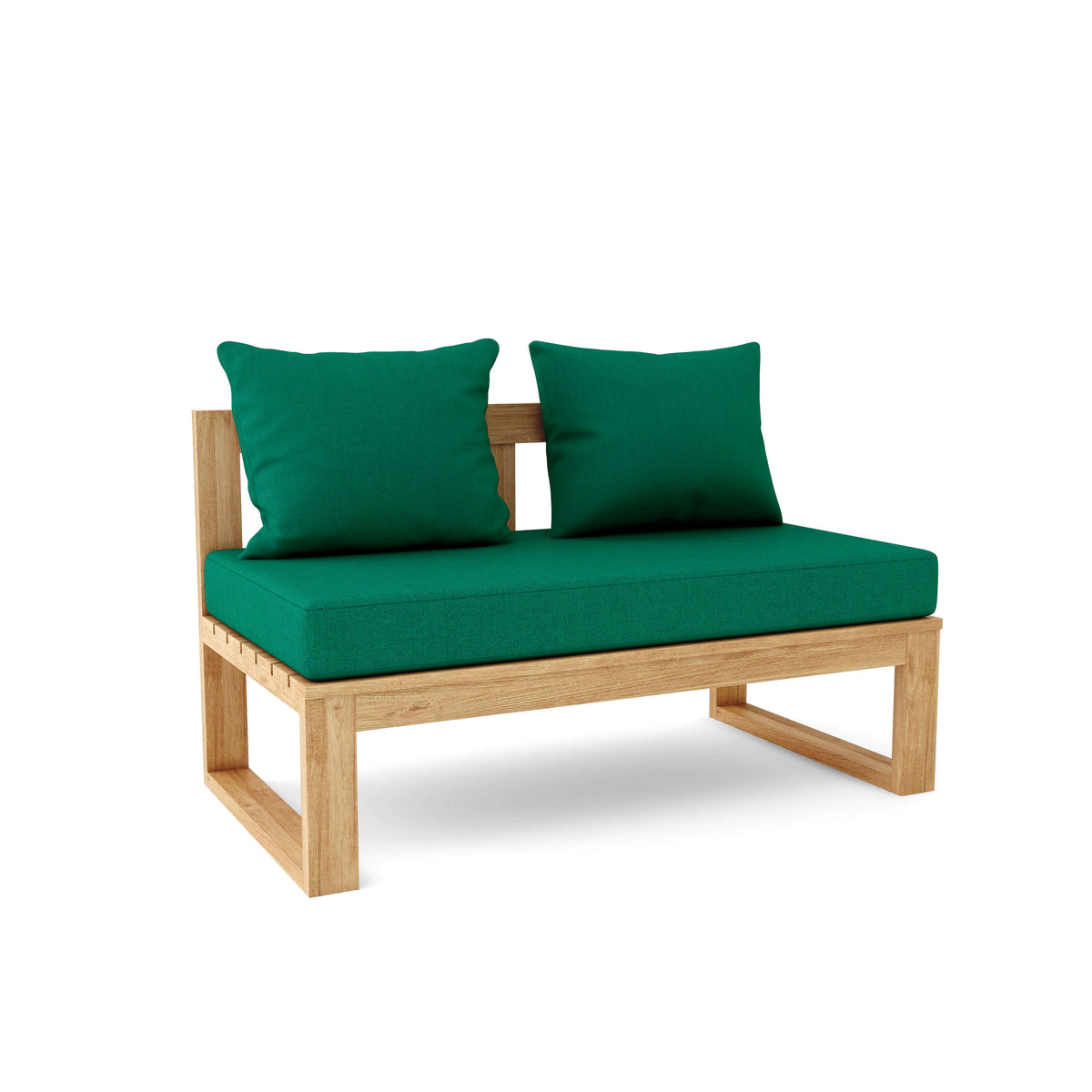 Straight Modular Deep Seating – Seamless Design for Custom Outdoor Comfort - The Charming Bench Company
