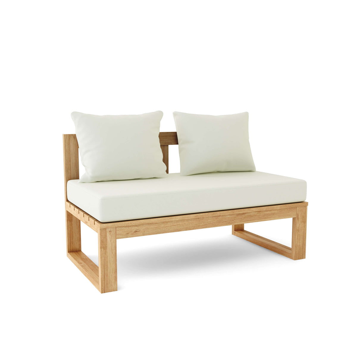 Straight Modular Deep Seating – Seamless Design for Custom Outdoor Comfort - The Charming Bench Company