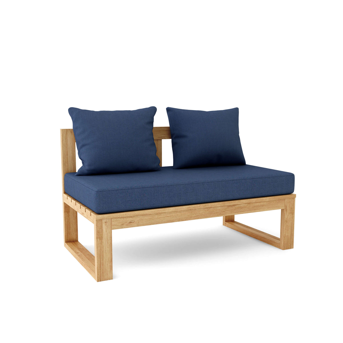 Straight Modular Deep Seating – Seamless Design for Custom Outdoor Comfort - The Charming Bench Company