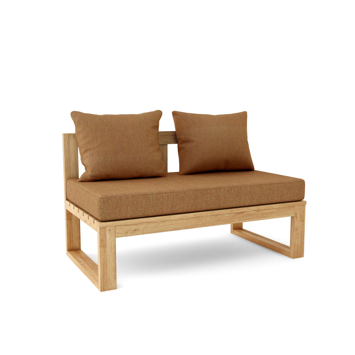 Straight Modular Deep Seating – Seamless Design for Custom Outdoor Comfort - The Charming Bench Company