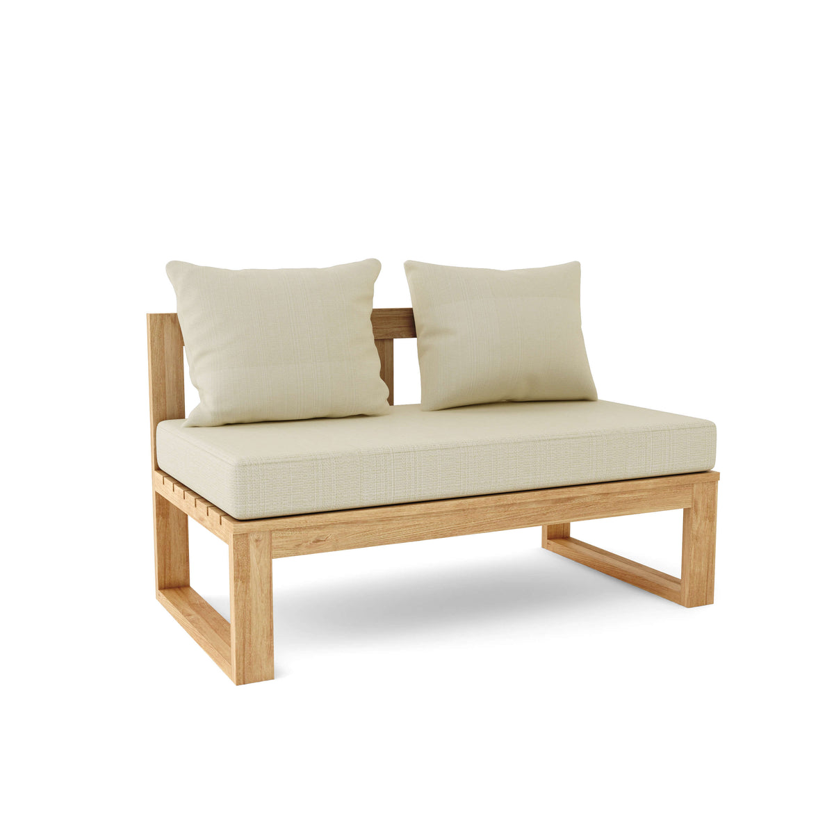 Straight Modular Deep Seating – Seamless Design for Custom Outdoor Comfort - The Charming Bench Company