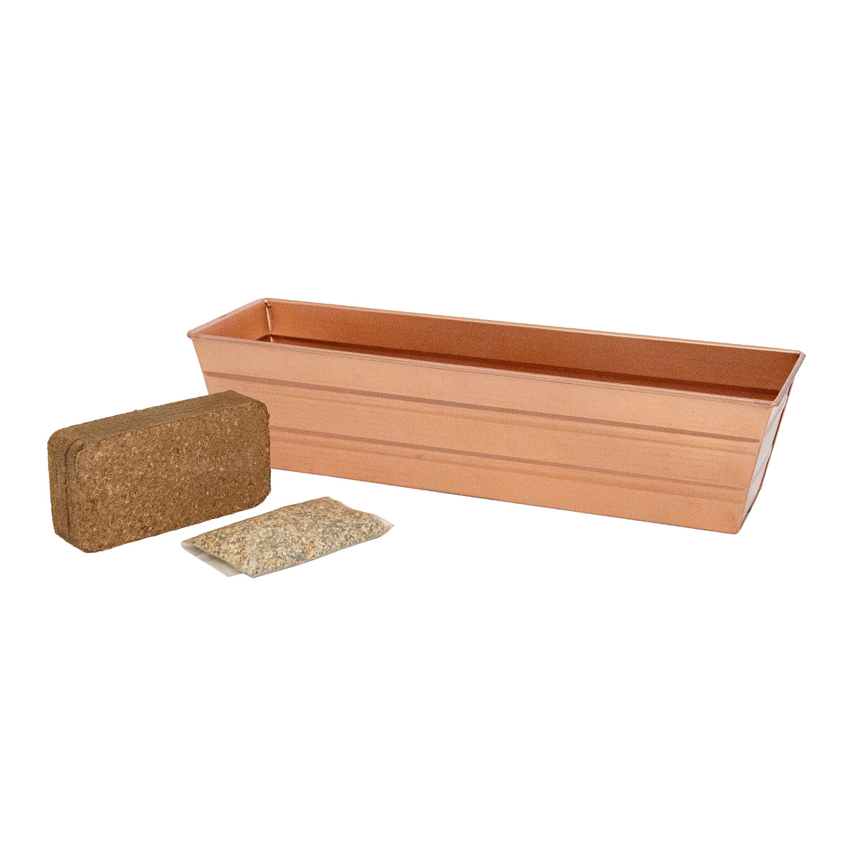 Bloom Box Garden Growing Kit, Small Copper by Achla Designs