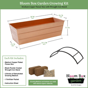 Bloom Box Garden Growing Kit with Odette Stand