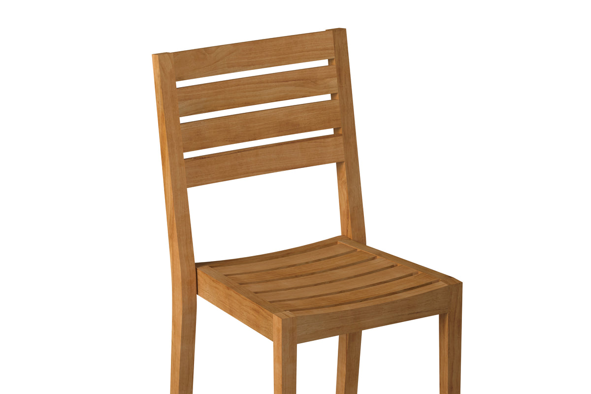 Clement Teak Outdoor Bar Height Dining Chair