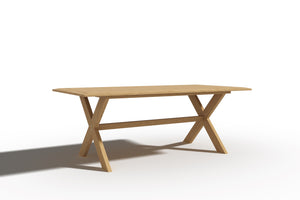 Aude Rectangular Teak Outdoor Dining Table