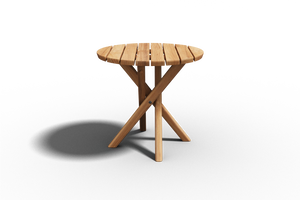 Fleur Round Teak Outdoor Side Table