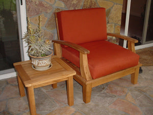 Brianna Deep Seating Armchair + Cushion - The Charming Bench Company