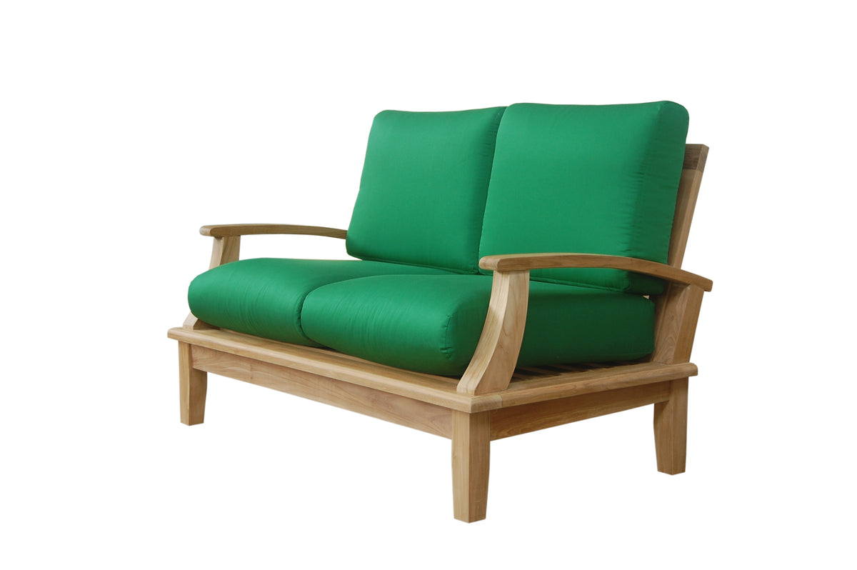 Brianna Deep Seating Loveseat + Cushion - The Charming Bench Company