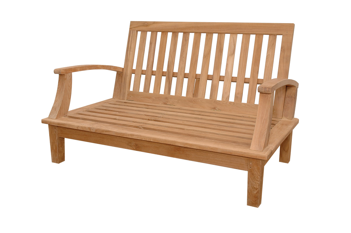 Brianna Deep Seating Loveseat + Cushion - The Charming Bench Company