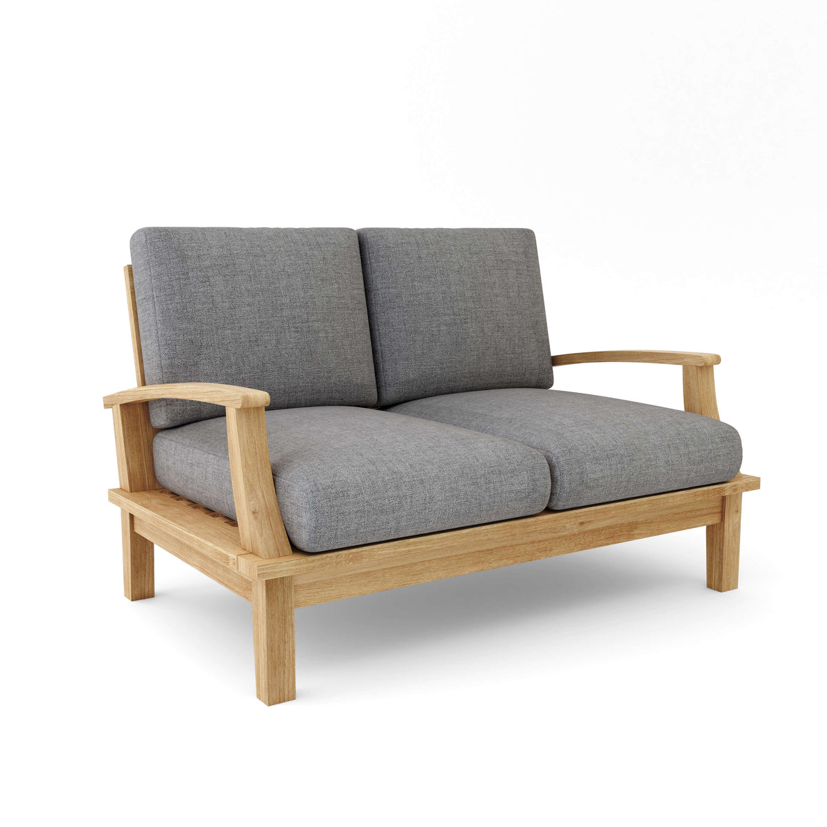 Brianna Deep Seating Loveseat + Cushion - The Charming Bench Company