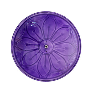 12" Lolly Embossed Birdbaths with Garden Stake