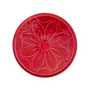 12" Lolly Embossed Birdbaths with Garden Stake