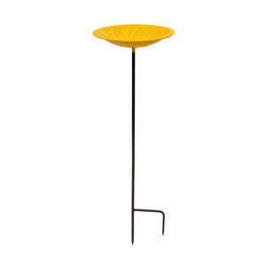 12" Lolly Embossed Birdbaths with Garden Stake