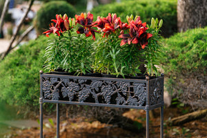 Outdoor Grape Flower Box Stand