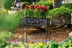 Outdoor Grape Flower Box Stand