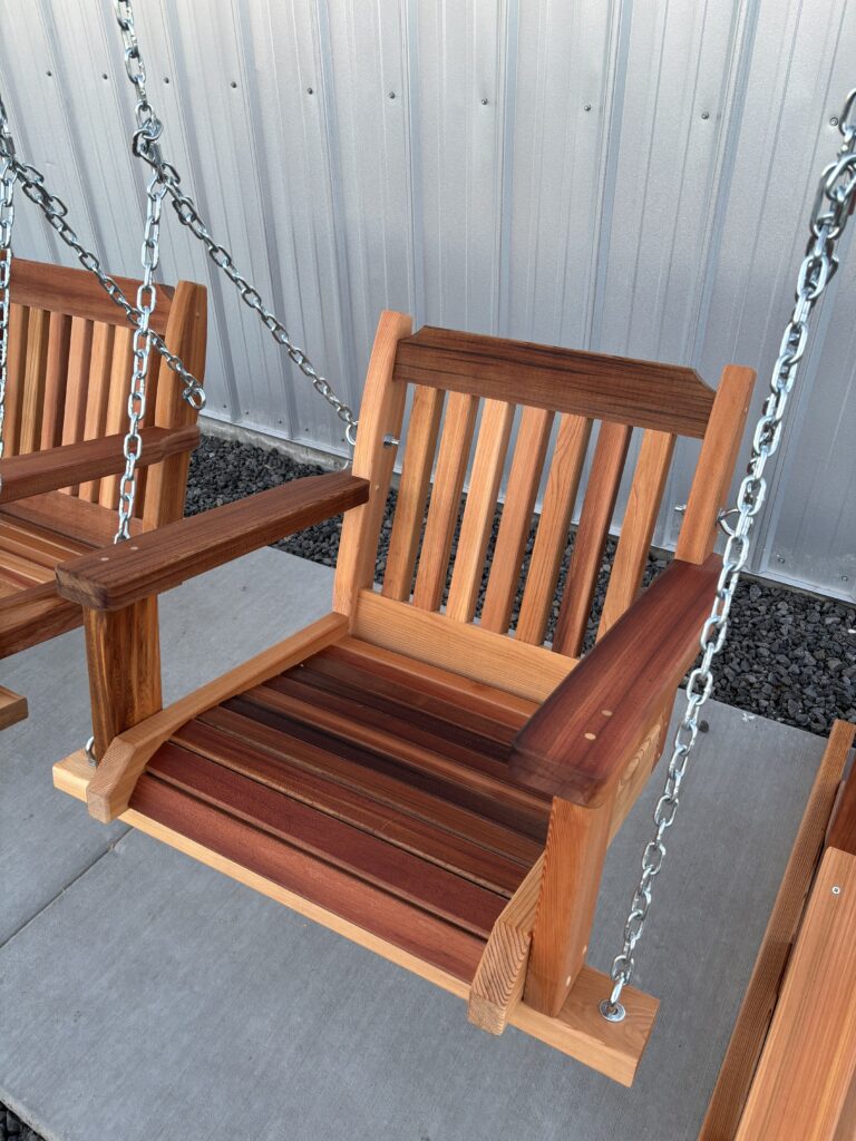 Cabbage Hill Porch Swing Chair by Wood Country