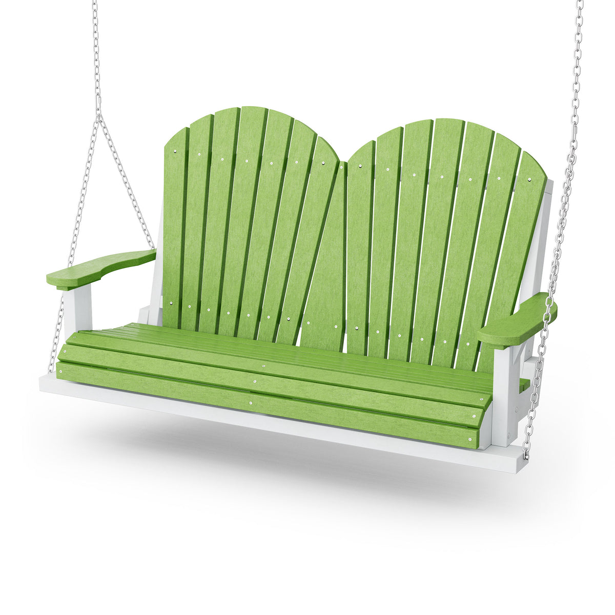 Heritage Two Seat Swing by Wildridge Poly Furniture