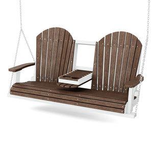 Heritage 5' Swing With Console By Wildridge Poly Furniture