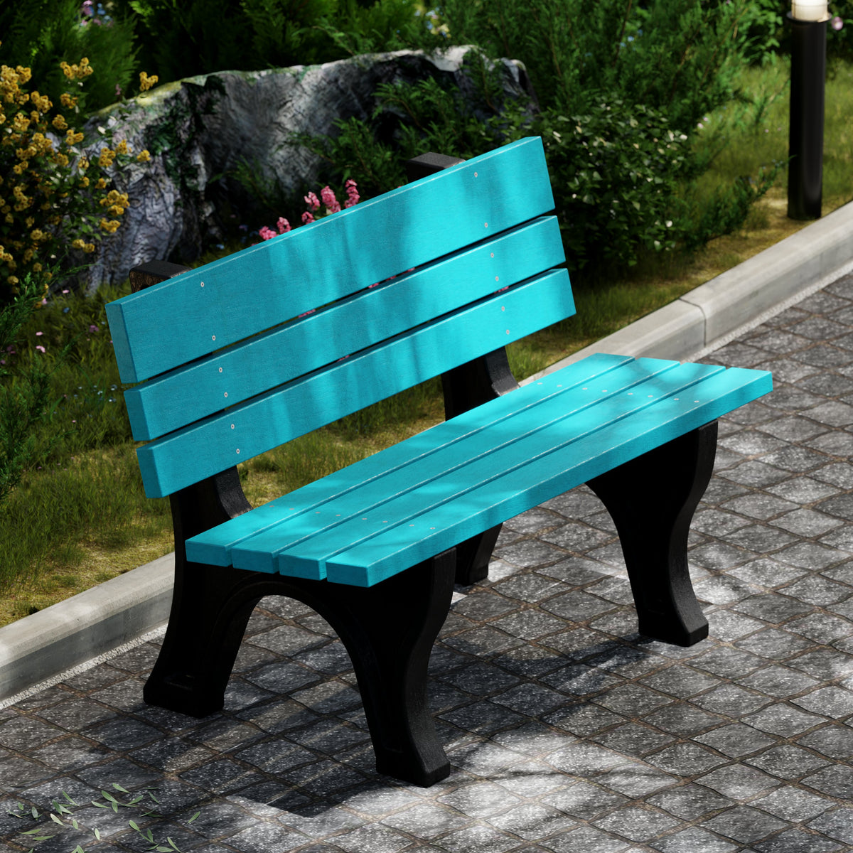 Heritage 4&#39; and 6&#39; Park Benches By Wildridge Furniture