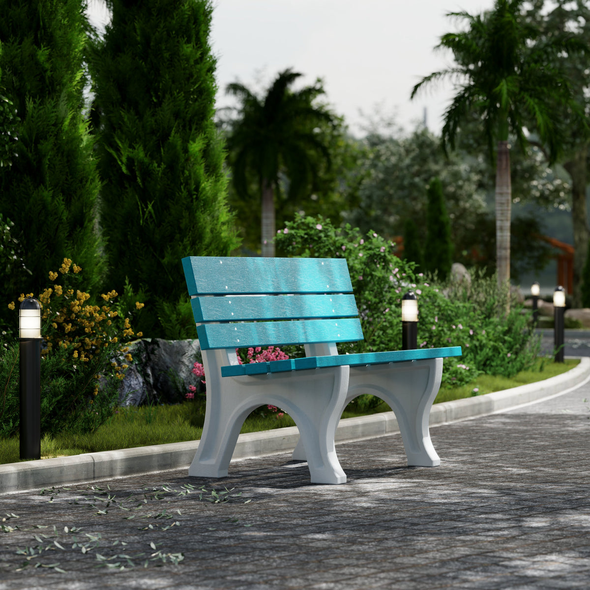 Heritage 4&#39; and 6&#39; Park Benches By Wildridge Furniture