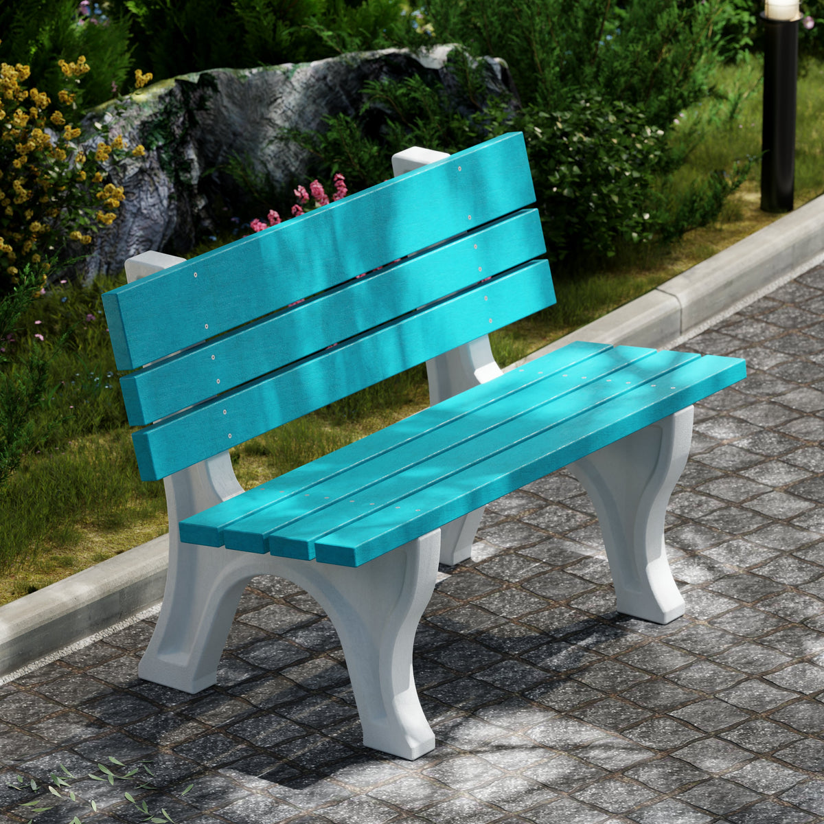 Heritage 4&#39; and 6&#39; Park Benches By Wildridge Furniture