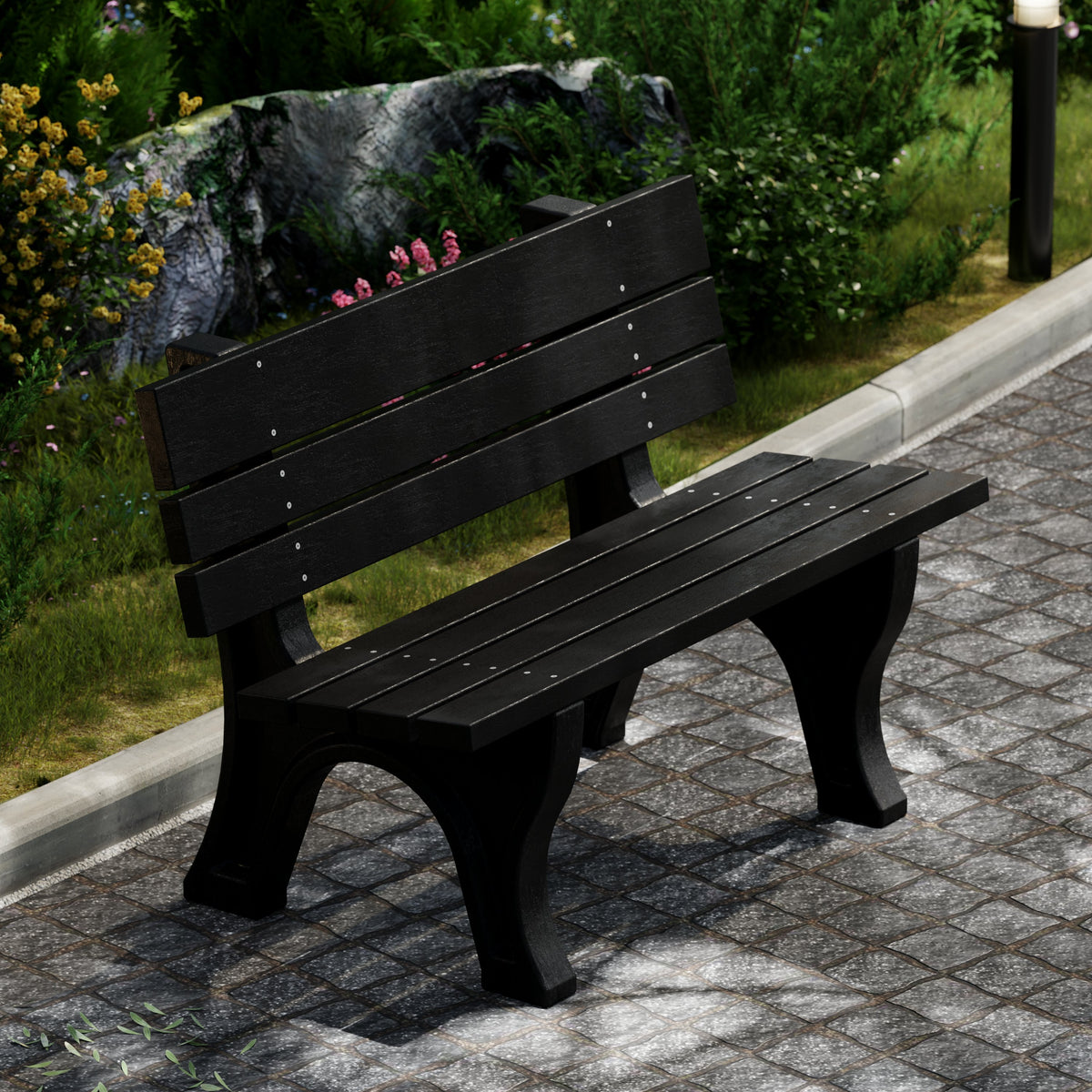 Heritage 4&#39; and 6&#39; Park Benches By Wildridge Furniture