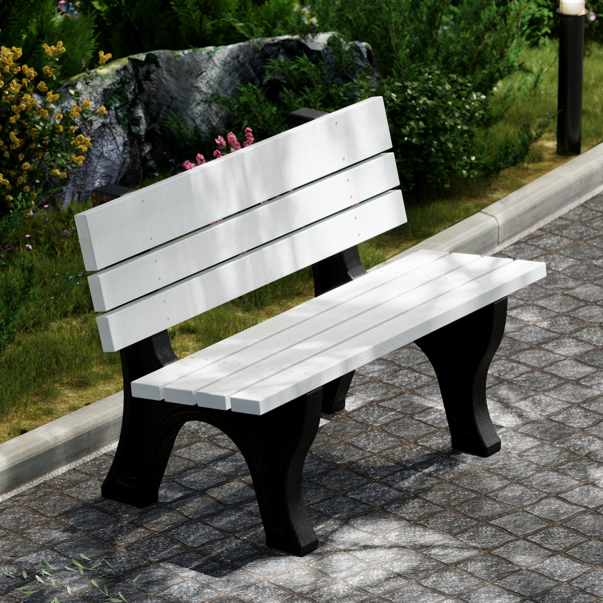 Heritage 4&#39; and 6&#39; Park Benches By Wildridge Furniture