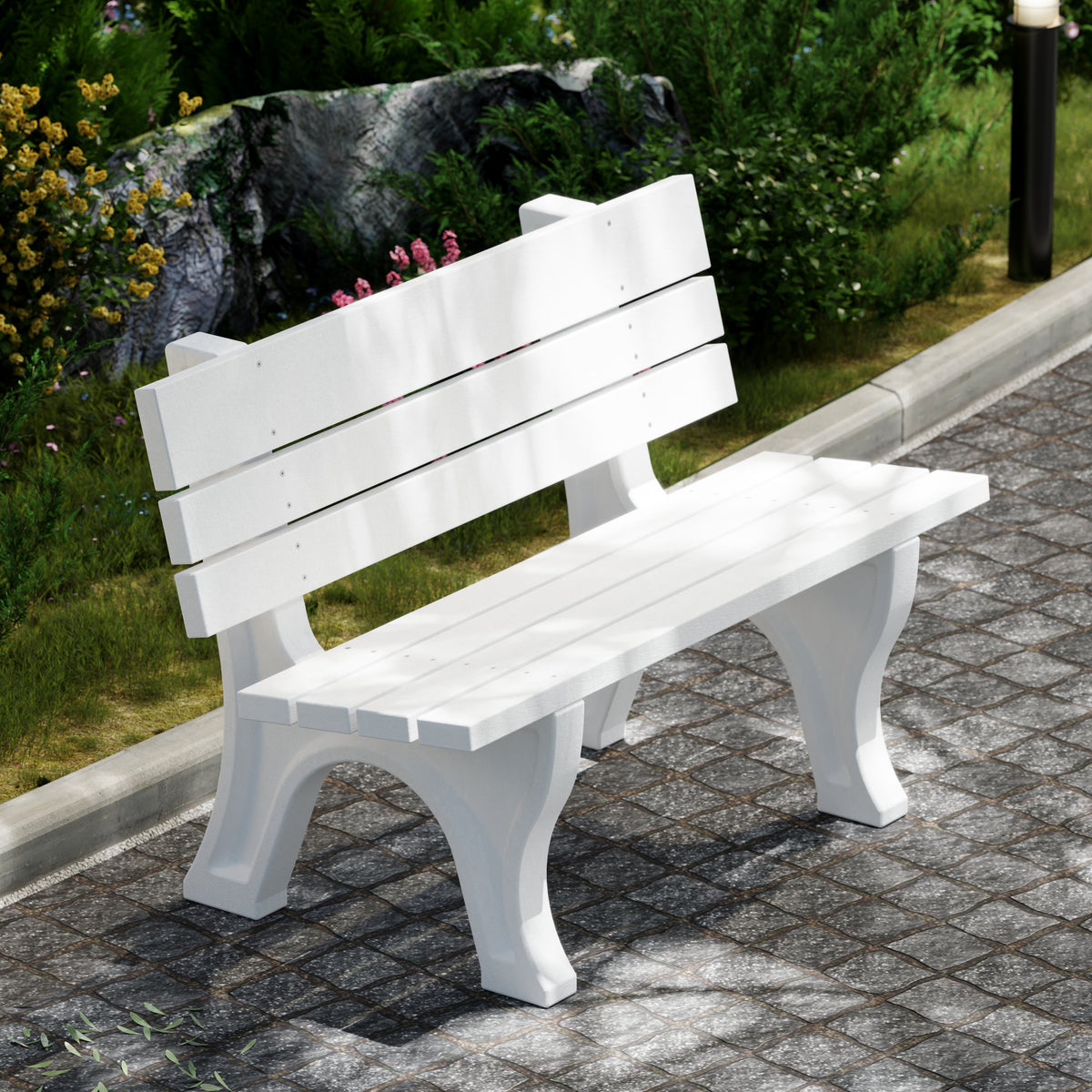 Heritage 4&#39; and 6&#39; Park Benches By Wildridge Furniture