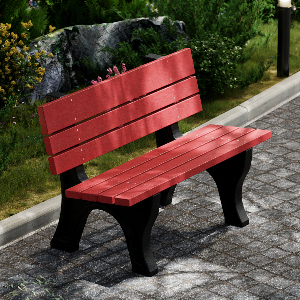 Heritage 4&#39; and 6&#39; Park Benches By Wildridge Furniture