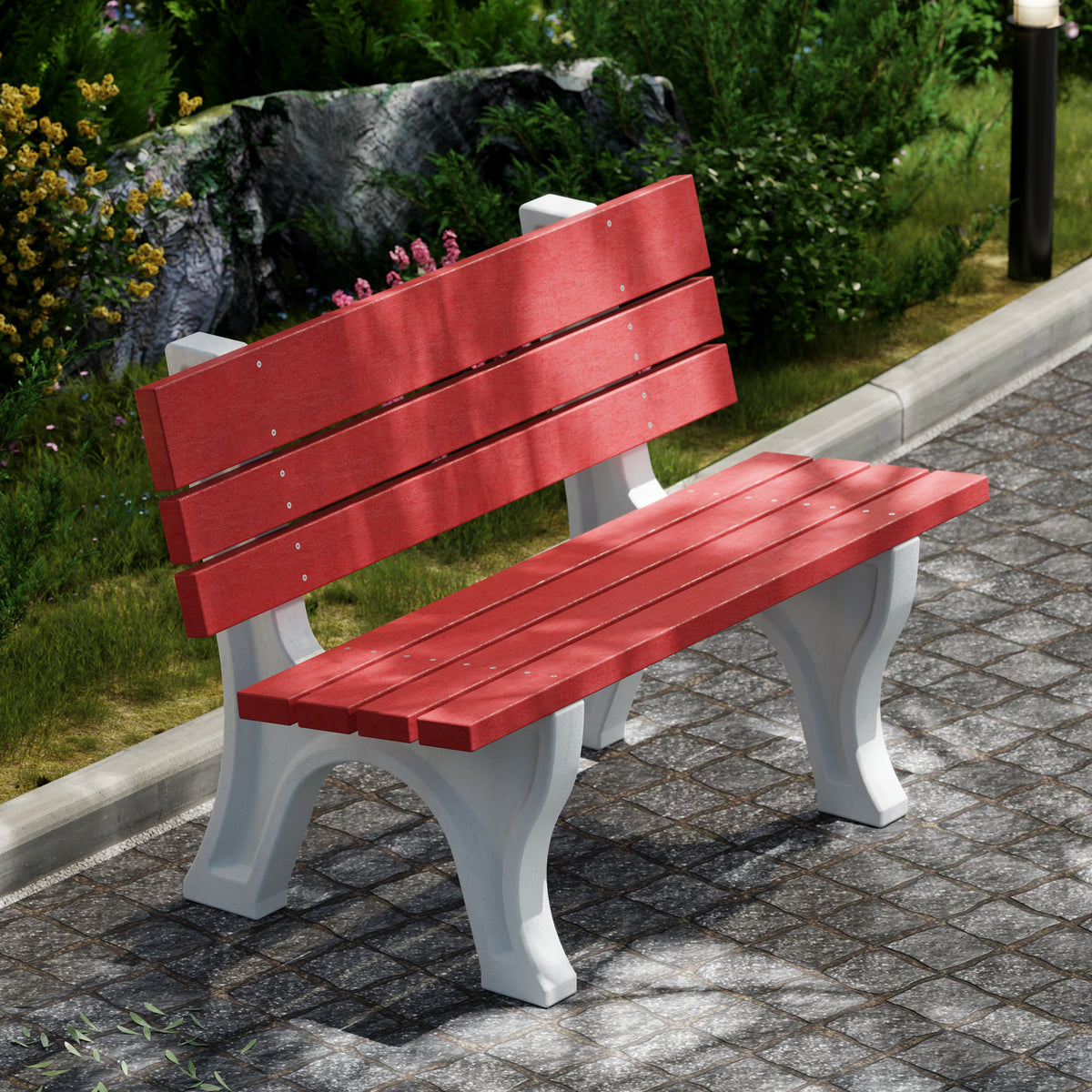 Heritage 4&#39; and 6&#39; Park Benches By Wildridge Furniture