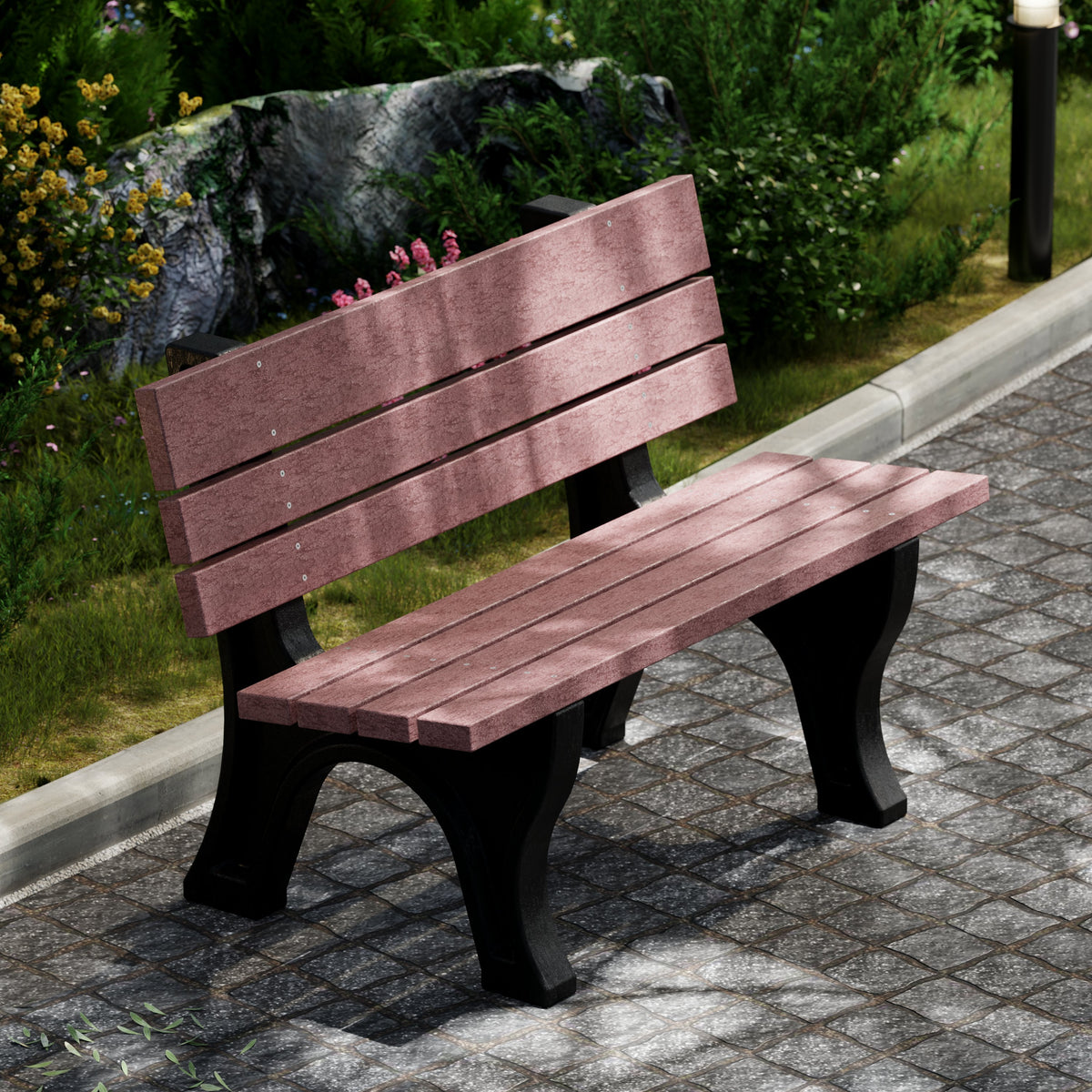 Heritage 4&#39; and 6&#39; Park Benches By Wildridge Furniture