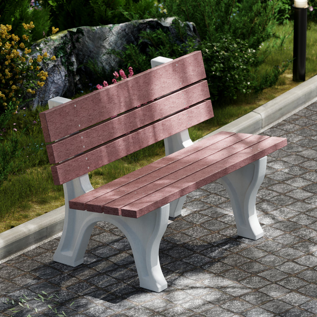 Heritage 4&#39; and 6&#39; Park Benches By Wildridge Furniture