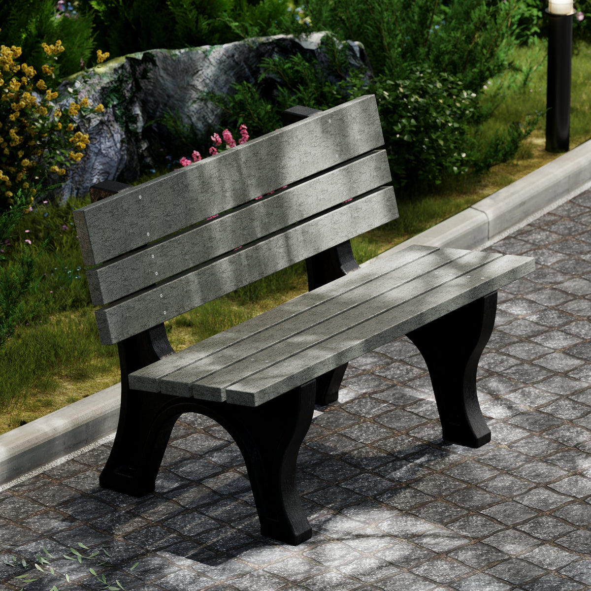 Heritage 4&#39; and 6&#39; Park Benches By Wildridge Furniture